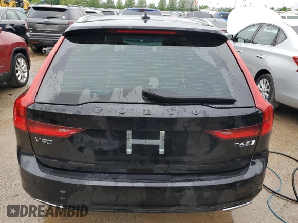 2020 Volvo V90 with VIN YV1A22VL5L1128028, listed as a Copart auction lot 53423874 with 47,745 mi miles and Salvage title. Bid and sale history available at DreamBid. Image 6.