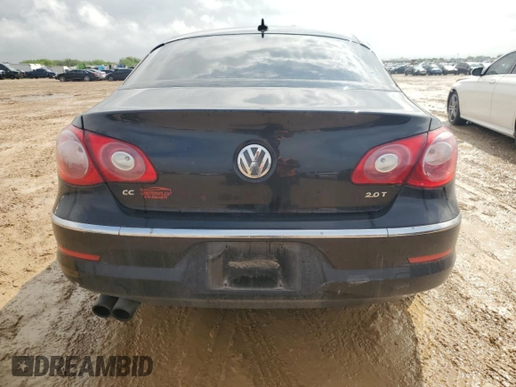 2012 Volkswagen CC Sport with VIN WVWMN7AN0CE511897, listed as a Copart auction lot 47898865 with 0 mi miles and Salvage Title. Bid and sale history available at carsss.com. Image 6.