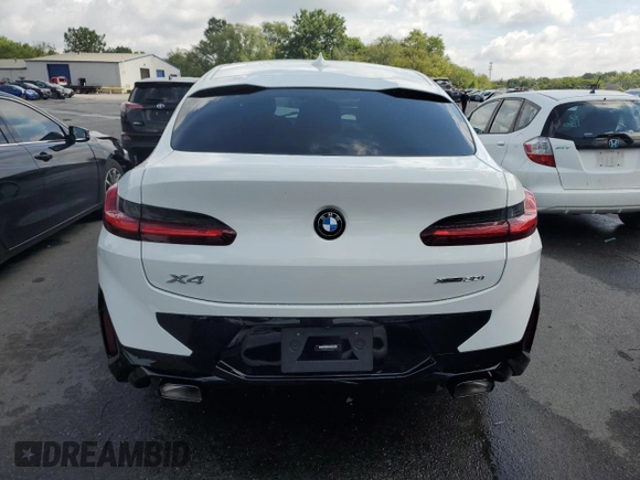 2023 BMW X4 xDrive30i with VIN 5UX33DT04P9S86799, listed as a Copart auction lot 66186003 with 0 mi miles. Bid and sale history available at carsss.com. Image 6.