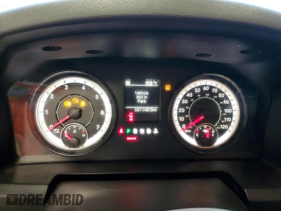 2017 Ram 1500 Tradesman with VIN 3C6JR6DTXHG790939, listed as a Copart auction lot 84028734 with 187,149 mi miles and Salvage title. Bid and sale history available at DreamBid. Image 9.