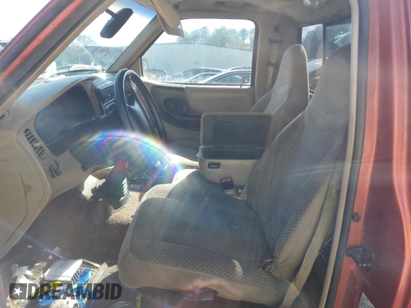 1999 Ford Ranger XL with VIN 1FTYR10C5XUB06570, listed as a Copart auction lot 51580125 with 246,020 mi miles and Salvage Title. Bid and sale history available at carsss.com. Image 7.