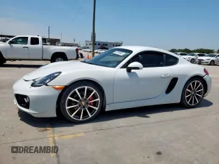 2014 Porsche Cayman S с VIN WP0AB2A83EK193755, выставлен на аукционе Copart как лот 56706685 с пробегом 49 966 миль миль и Списание • Salvage title. История ставок и продаж доступна на DreamBid. Изображение 1.