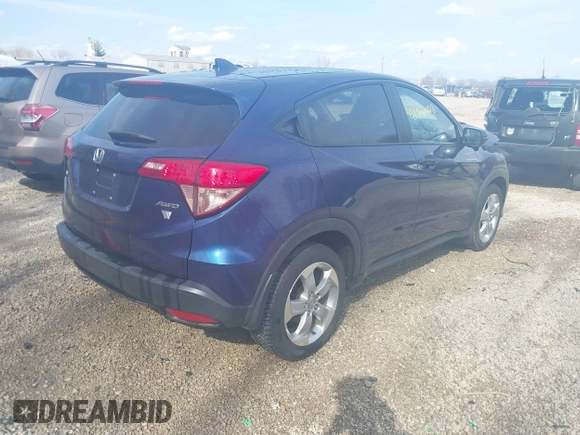 2016 Honda HR-V EX with VIN 3CZRU6H55GM738277, listed as a IAAI auction lot 41910409 with 155,095 mi miles. Bid and sale history available at carsss.com. Image 4.