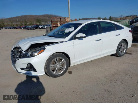 2018 Hyundai Sonata Limited with VIN 5NPE34AF5JH638577, listed as a IAAI auction lot 41760256 with 112,055 mi miles. Bid and sale history available at carsss.com. Image 2.
