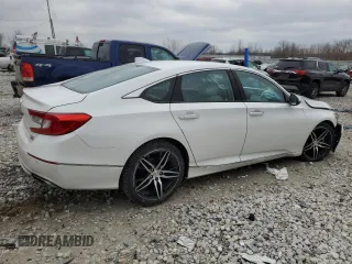2021 Honda Accord Touring with VIN 1HGCV2F93MA015884, listed as a Copart auction lot 52591885 with Not provided miles and Non repairable. Bid and sale history available at DreamBid. Image 3.