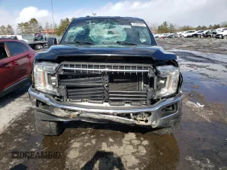 2018 Ford F-150 XL with VIN 1FTEW1E54JFB74361, listed as a Copart auction lot 45293295 with 153,456 mi miles and Salvage Title. Bid and sale history available at carsss.com. Image 5.