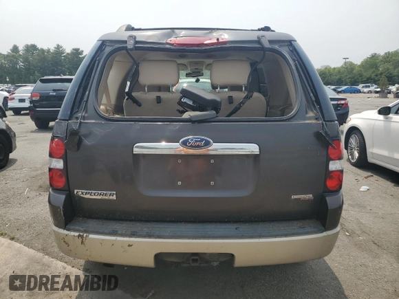 2006 Ford Explorer Eddie Bauer with VIN 1FMEU74E86UB52291, listed as a Copart auction lot 59414305 with 111,117 mi miles and Salvage title. Bid and sale history available at DreamBid. Image 6.