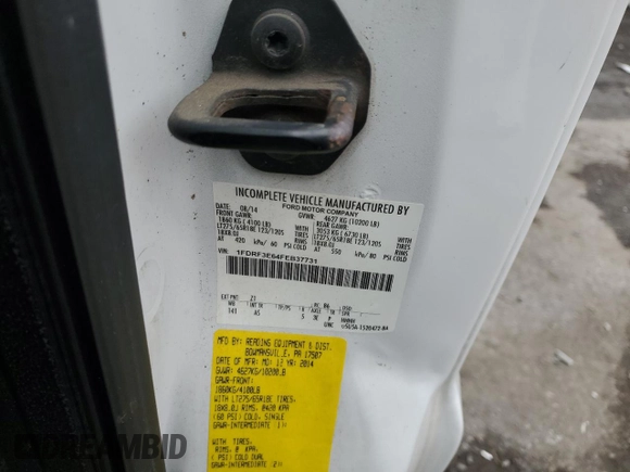 2015 Ford F-350 z VIN 1FDRF3E64FEB37731, wystawiony jako Copart lot #88112315 z przebiegiem 82 988 mil mil oraz Szkoda całkowita • Salvage title. Historia ofert i sprzedaży dostępna na DreamBid. Obrazek 12.