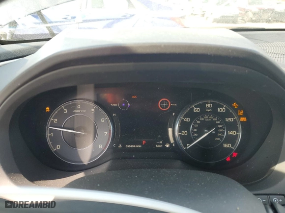 2020 Acura RDX with VIN 5J8TC2H39LL040967, listed as a Copart auction lot 42532005 with 53,404 mi miles and Salvage Title. Bid and sale history available at carsss.com. Image 9.