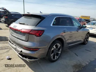 2021 Audi e-tron Premium Plus with VIN WA1LAAGE3MB012259, listed as a Copart auction lot 48824963 with 23,710 mi miles. Bid and sale history available at carsss.com. Image 3.
