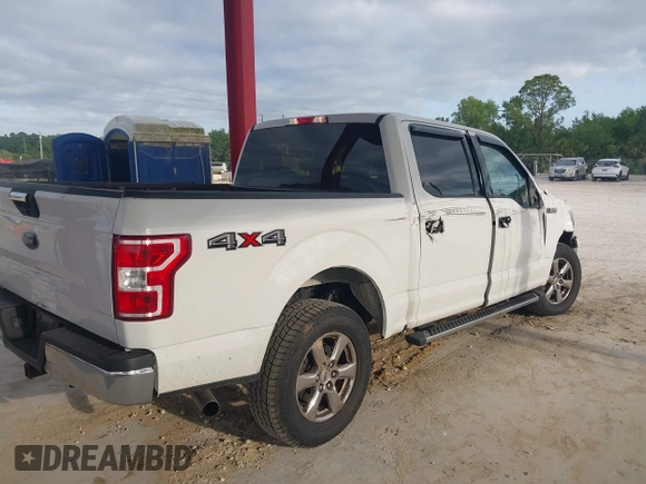 2019 Ford F-150 XL with VIN 1FTEW1E50KFA47687, listed as a IAAI auction lot 42021043 with 129,337 mi miles. Bid and sale history available at carsss.com. Image 18.