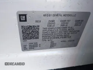 2020 Cadillac XT4 FWD Premium Luxury with VIN 1GYFZCR45LF030713, listed as a IAAI auction lot 42623390 with 48,765 mi miles and . Bid and sale history available at DreamBid. Image 9.