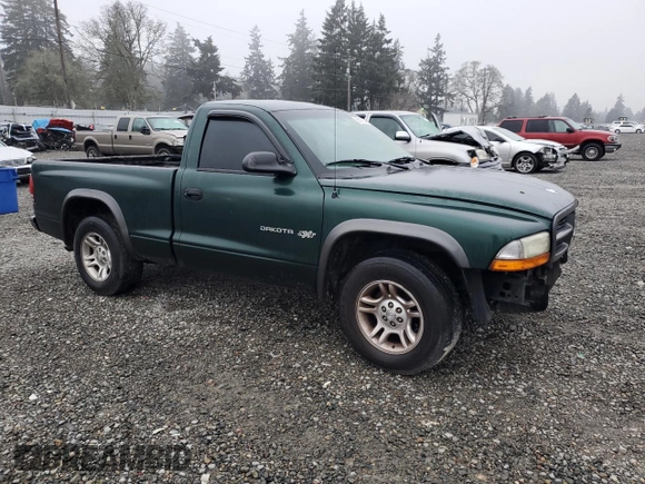 2002 Dodge Dakota with VIN 1B7FL16X92S710453, listed as a Copart auction lot 88047345 with 171,770 mi miles and Salvage Title. Bid and sale history available at carsss.com. Image 4.