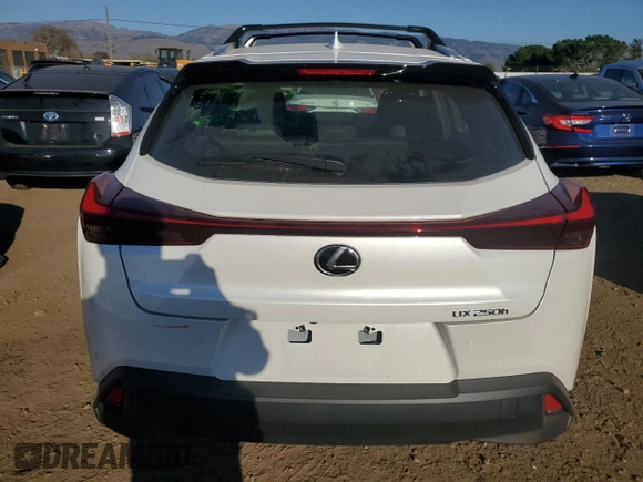 2024 Lexus UX 250h Premium with VIN JTHP6JBH2R2192530, listed as a Copart auction lot 43447855 with 2,717 mi miles and Salvage title. Bid and sale history available at DreamBid. Image 6.