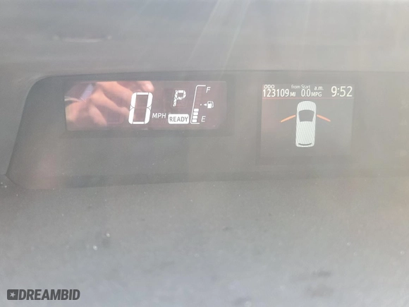 2015 Toyota Prius c One with VIN JTDKDTB3XF1582777, listed as a Copart auction lot 47987325 with 123,109 mi miles and Salvage Title. Bid and sale history available at carsss.com. Image 9.