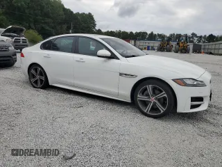 2018 Jaguar XF 25t R-Sport with VIN SAJBL4FX7JCY55677, listed as a Copart auction lot 74471414 with 36,132 mi miles and Salvage Title. Bid and sale history available at carsss.com. Image 4.