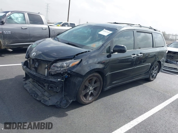 2015 Toyota Sienna SE with VIN 5TDXK3DC3FS534713, listed as a IAAI auction lot 41813651 with 200,030 mi miles and . Bid and sale history available at DreamBid. Image 17.