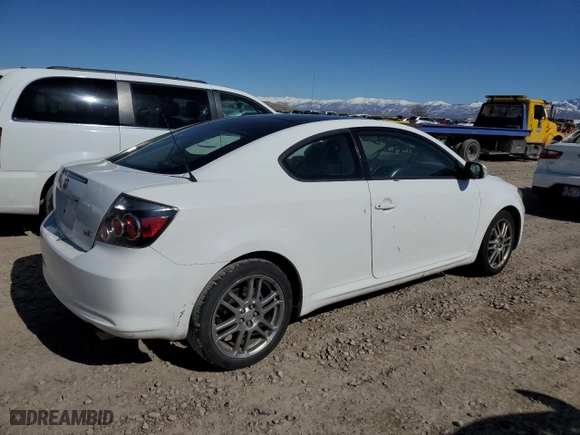 2008 Scion tC Spec with VIN JTKDE167880264567, listed as a Copart auction lot 46875575 with 149,390 mi miles and Salvage Title. Bid and sale history available at carsss.com. Image 3.