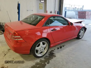 2000 Mercedes-Benz SLK 230 Kompressor with VIN WDBKK47F8YF150465, listed as a Copart auction lot 82610754 with 87,581 mi miles and Clean title. Bid and sale history available at DreamBid. Image 3.