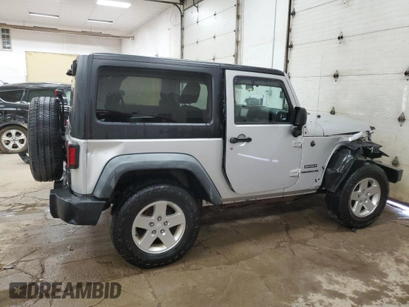 2012 Jeep Wrangler Sport with VIN 1C4AJWAGXCL133013, listed as a Copart auction lot 59788325 with 141,015 mi miles and Clean title. Bid and sale history available at DreamBid. Image 3.
