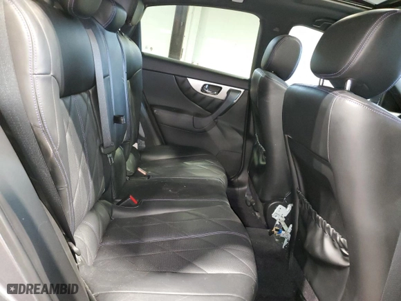 2015 Infiniti QX70 with VIN JN8CS1MW2FM483363, listed as a Copart auction lot 56015284 with 0 mi miles. Bid and sale history available at carsss.com. Image 11.