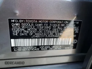 2018 Lexus LS with VIN JTHB51FF3J5005465, listed as a Copart auction lot 83081654 with 90,413 mi miles and Salvage Title. Bid and sale history available at carsss.com. Image 12.