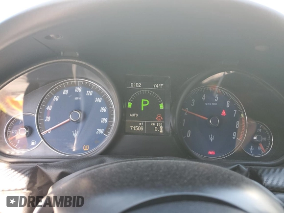 2015 Maserati GranTurismo Convertible Sport with VIN ZAM45VMA1F0150304, listed as a Copart auction lot 50679515 with 71,506 mi miles and Salvage Title. Bid and sale history available at carsss.com. Image 9.