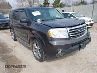 2013 Honda Pilot EX-L z VIN 5FNYF4H59DB035197, wystawiony jako IAAI lot #42053482 z przebiegiem 113 510 mil mil oraz . Historia ofert i sprzedaży dostępna na DreamBid. Obrazek 1.
