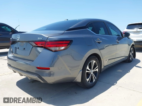 2022 Nissan Sentra SV with VIN 3N1AB8CV3NY299536, listed as a IAAI auction lot 41983027 with 47,279 mi miles and . Bid and sale history available at DreamBid. Image 4.