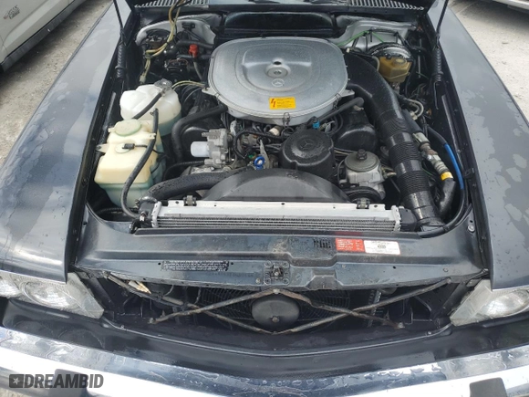 1987 Mercedes-Benz 560 Series 560SL with VIN WDBBA48D9HA060044, listed as a Copart auction lot 76965694 with NaN miles and Non Repairable. Bid and sale history available at carsss.com. Image 11.