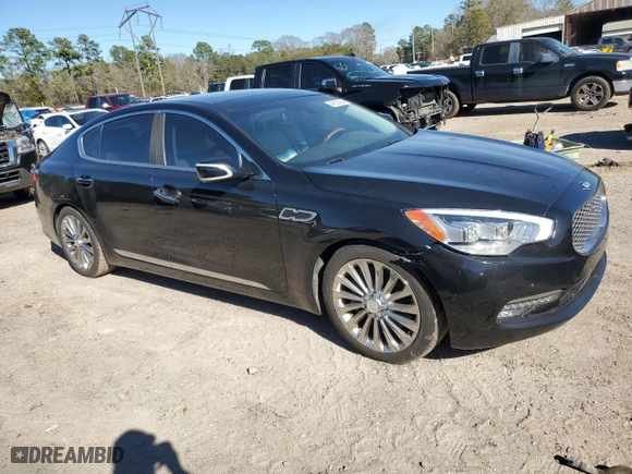 2016 Kia K900 Luxury with VIN KNALW4D46G6032018, listed as a Copart auction lot 40553364 with NaN miles and Salvage Title. Bid and sale history available at carsss.com. Image 4.