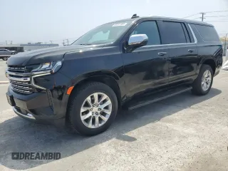 2021 Chevrolet Suburban Premier z VIN 1GNSCFKD4MR280839, wystawiony jako Copart lot #60331065 z przebiegiem Nie podano mil oraz Szkoda całkowita • Salvage title. Historia ofert i sprzedaży dostępna na DreamBid. Obrazek 1.