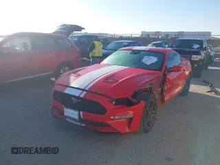 2022 Ford Mustang GT with VIN 1FA6P8CF7N5136548, listed as a IAAI auction lot 41661447 with 18,254 mi miles and . Bid and sale history available at DreamBid. Image 2.