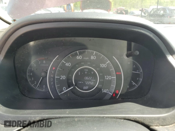 2013 Honda CR-V EX with VIN 5J6RM4H58DL076311, listed as a Copart auction lot 52359475 with 136,221 mi miles and Salvage Title. Bid and sale history available at DreamBid. Image 9.