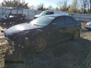 2010 Mitsubishi Lancer GTS with VIN JA32U8FW8AU031934, listed as a Copart auction lot 51247365 with 122,500 mi miles and Salvage Title. Bid and sale history available at carsss.com. Image 1.