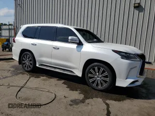 2020 Lexus LX 570 with VIN JTJDY7AX6L4332372, listed as a Copart auction lot 57315675 with 132,418 mi miles and Salvage title. Bid and sale history available at DreamBid. Image 4.
