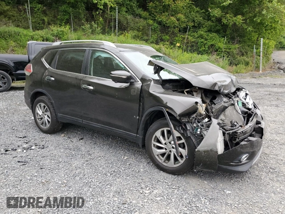 2015 Nissan Rogue SL with VIN 5N1AT2MV2FC773486, listed as a Copart auction lot 58718965 with 146,969 mi miles and Salvage title. Bid and sale history available at DreamBid. Image 4.