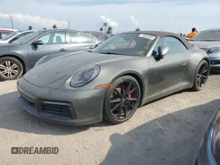 2022 Porsche 911 Carrera S with VIN WP0CB2A91NS245207, listed as a Copart auction lot 75093584 with 0 mi miles and Salvage Title. Bid and sale history available at carsss.com. Image 1.