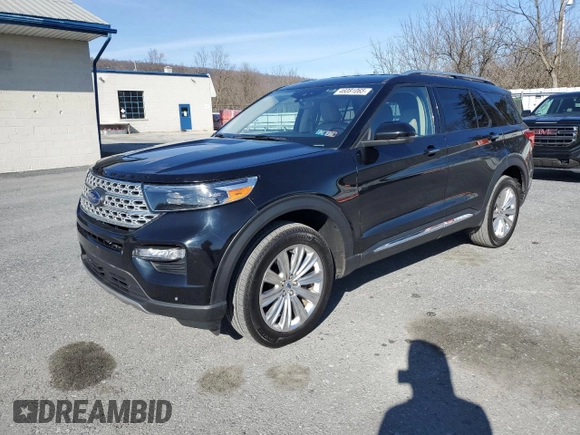 2021 Ford Explorer Limited with VIN 1FM5K8FW0MNA02152, listed as a Copart auction lot 46081065 with 61,179 mi miles and Clean Title. Bid and sale history available at carsss.com. Image 1.