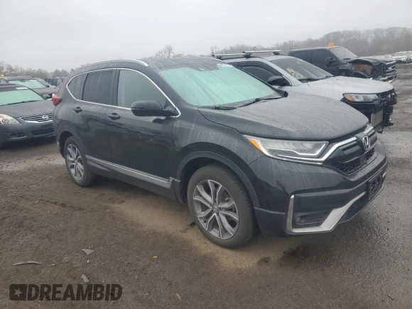 2022 Honda CR-V Touring with VIN 5J6RW2H91NL001906, listed as a Copart auction lot 48679515 with 19,921 mi miles and Salvage Title. Bid and sale history available at carsss.com. Image 4.