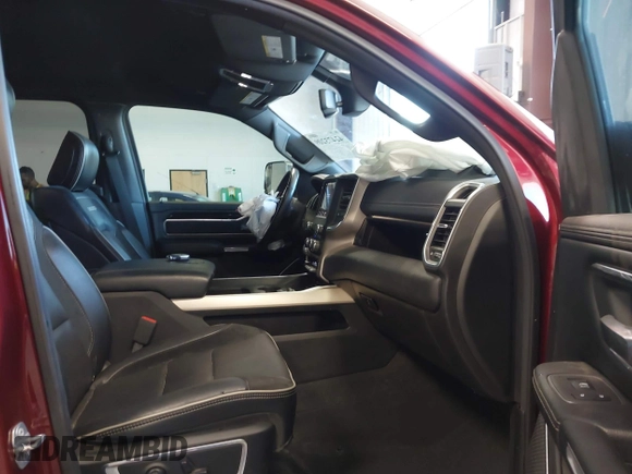 2019 Ram 1500 Laramie with VIN 1C6SRFJT8KN696341, listed as a IAAI auction lot 42473209 with 55,480 mi miles and . Bid and sale history available at DreamBid. Image 5.
