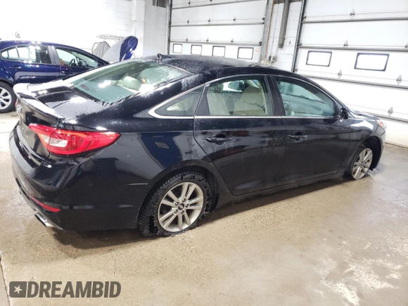 2017 Hyundai Sonata 2.4L with VIN 5NPE24AF8HH460063, listed as a Copart auction lot 55660635 with 154,107 mi miles and Salvage Title. Bid and sale history available at DreamBid. Image 3.