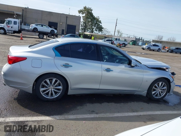 2014 Infiniti Q50 Premium with VIN JN1BV7AP2EM679481, listed as a IAAI auction lot 41836371 with 133,393 mi miles. Bid and sale history available at carsss.com. Image 12.