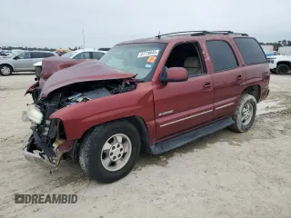 2002 Chevrolet Tahoe LT with VIN 1GNEC13Z52R257562, listed as a Copart auction lot 87718645 with 347,275 mi miles and Salvage Title. Bid and sale history available at carsss.com. Image 1.