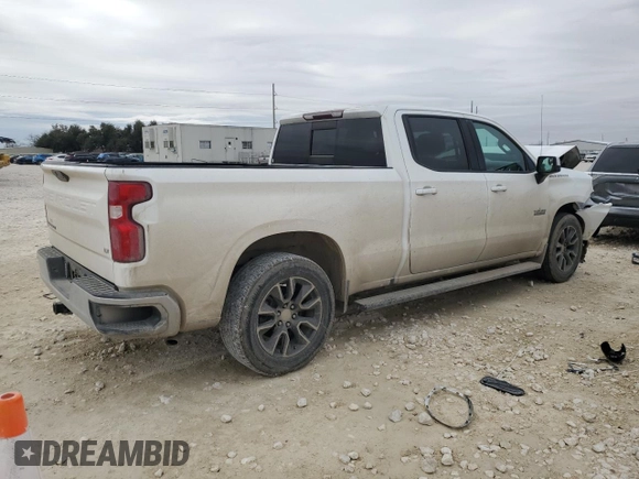 2020 Chevrolet Silverado 1500 LT with VIN 3GCUWCED3LG158037, listed as a Copart auction lot 42830005 with 93,096 mi miles and Salvage Title. Bid and sale history available at DreamBid. Image 3.