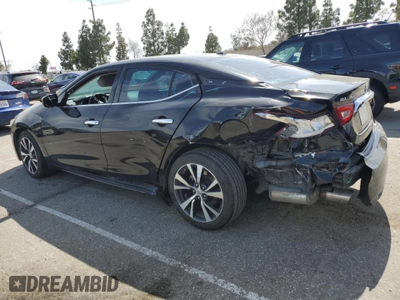 2016 Nissan Maxima SV z VIN 1N4AA6AP0GC408870, wystawiony jako Copart lot #56759665 z przebiegiem 64 748 mil mil oraz Szkoda całkowita • Salvage title. Historia ofert i sprzedaży dostępna na DreamBid. Obrazek 2.
