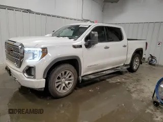 2022 GMC Sierra 1500 Limited Denali with VIN 1GTU9FEL9NZ109279, listed as a Copart auction lot 43402045 with 33,898 mi miles and Salvage Title. Bid and sale history available at carsss.com. Image 1.
