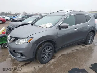 2016 Nissan Rogue SV with VIN 5N1AT2MT4GC730803, listed as a IAAI auction lot 41295976 with 207,440 mi miles. Bid and sale history available at carsss.com. Image 17.