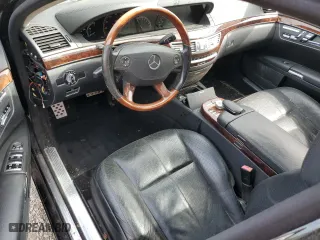 2009 Mercedes-Benz S-Class 5.5L V8 with VIN WDDNG86X19A259355, listed as a Copart auction lot 51945715 with 153,488 mi miles and Salvage Title. Bid and sale history available at carsss.com. Image 8.