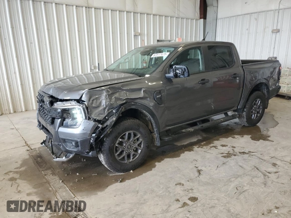 2024 Ford Ranger XLT with VIN 1FTER4HH2RLE73679, listed as a Copart auction lot 62517475 with 3,242 mi miles and Salvage title. Bid and sale history available at DreamBid. Image 1.